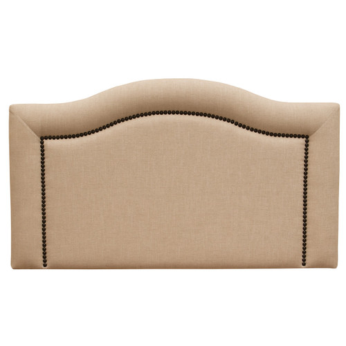 Ridge Linen Natural Headboard - Cal King