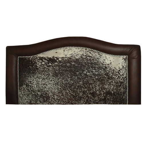 Ridge Speckled Hair-on-Hide Headboard - Queen