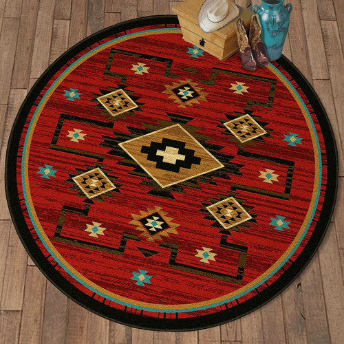 Rusted Dunes Rug - 8 Ft. Round