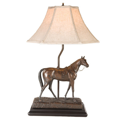 Horse & Saddle Table Lamp