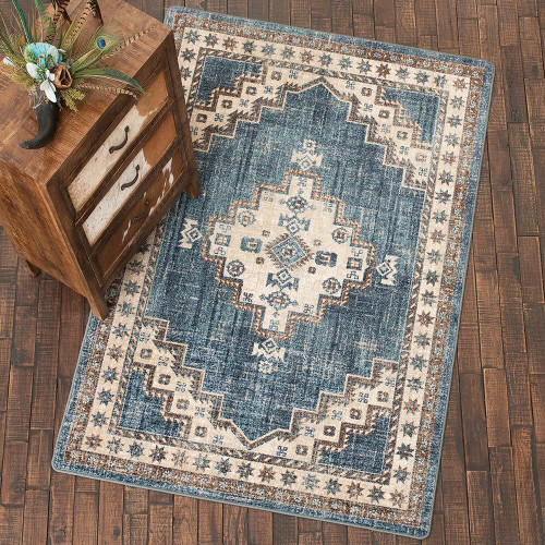 Sedona Nights Denim Rug - 4 x 5