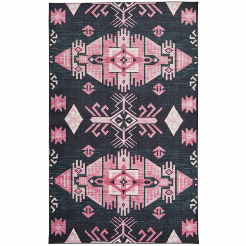 Sketch Pink Rug - 5 x 8