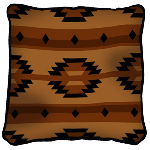 Southwest Geometric Tan Pillow Cover