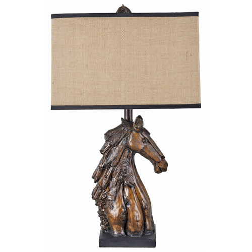 Sculpted Horse Table Lamp