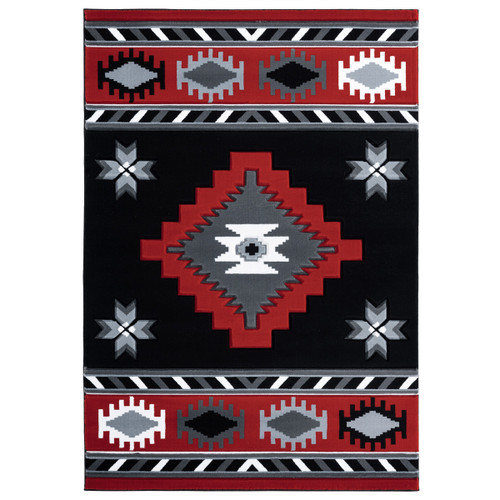 Star Vision Red Rug - 3 x 4 - OUT OF STOCK UNTIL 09/02/2024