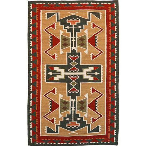 Teec Nos Pos Terracotta Rug - 10 x 14