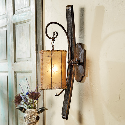 rustic wall mount light fixture