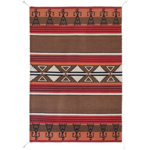 Tribal Sketch Rug - 6 x 9