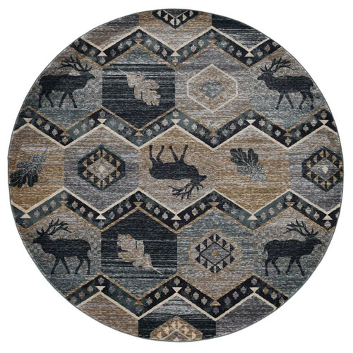 Wasatch Forest Rug - 8 Ft. Round