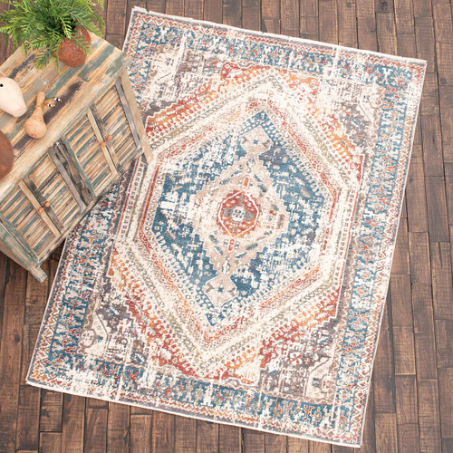 Adobe Multicolor Rug - 9 x 13