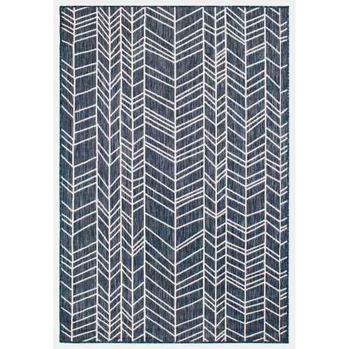 Mesa Chevron Navy Indoor/Outdoor Rug Collection