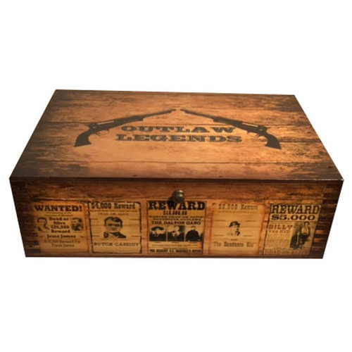 Wanted Men Wood Desk Box