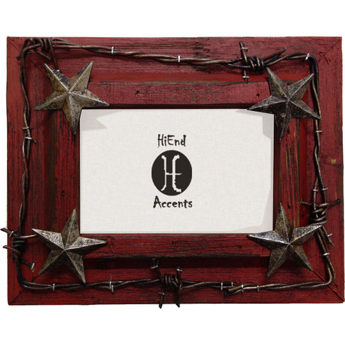 Lonestar Barbed Wire Photo Frames