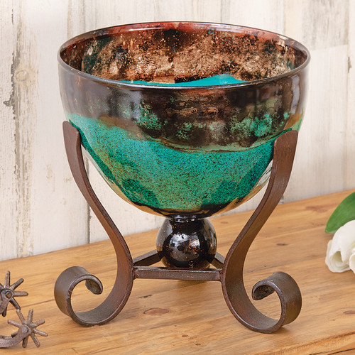 Turquoise Canyon Glass Bowl