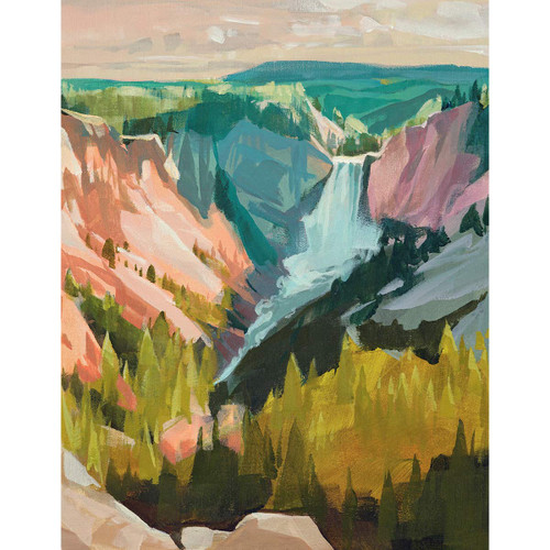 Canyon Falls Canvas Wall Art