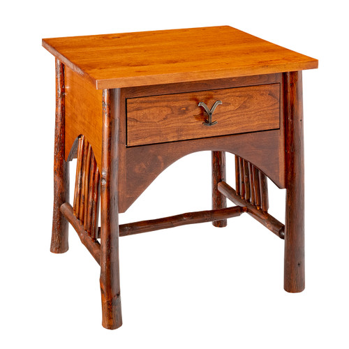 Yellowstone Gallatin Valley 1 Drawer Side Table