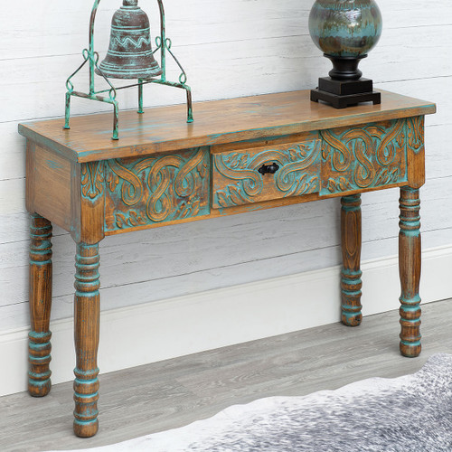 Laredo Carved Console Table