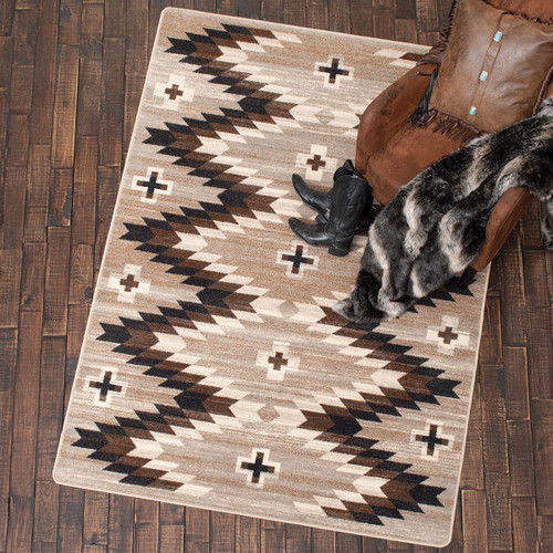 Sandstone Cross Rug - 5 x 8