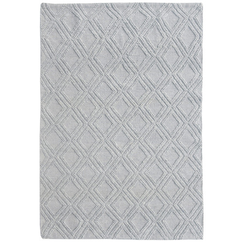 Gray Diamonds Rug - 5 x 7