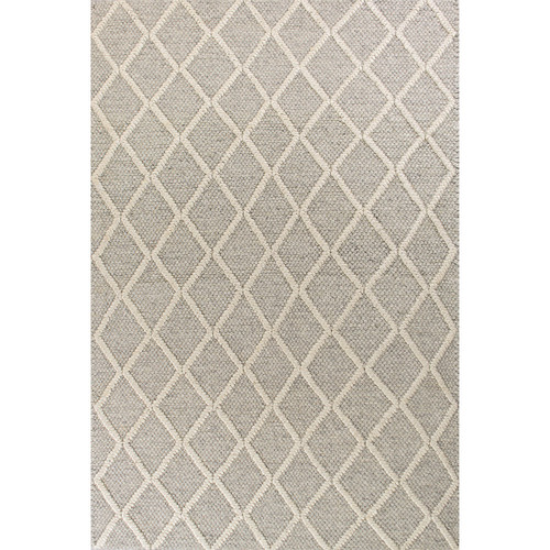 Gray Geo Trail Rug - 3 x 5