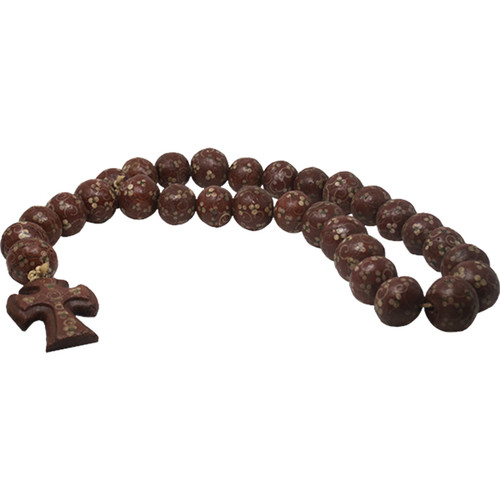 Southwest 39 Inch Rosary Beads - Red