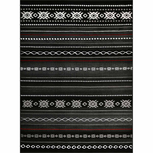 Mexicali Black Rug Collection