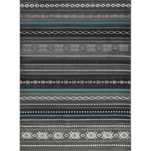 Mexicali Graphite Rug - 5 x 7