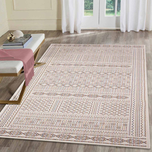 Taos Ivory Indoor/Outdoor Rug - 3 x 5