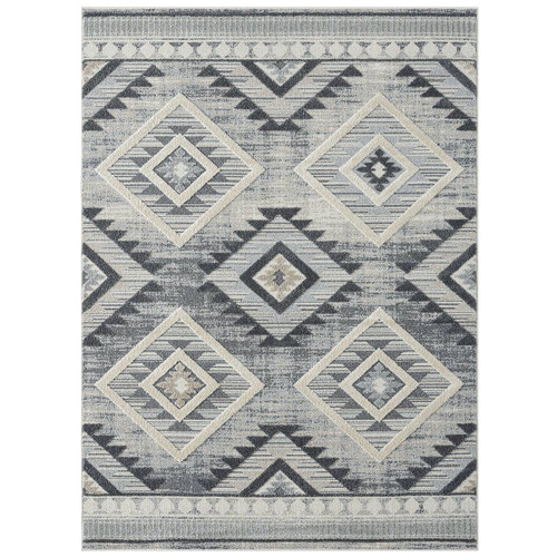 Sawtooth Smoke Rug Collection