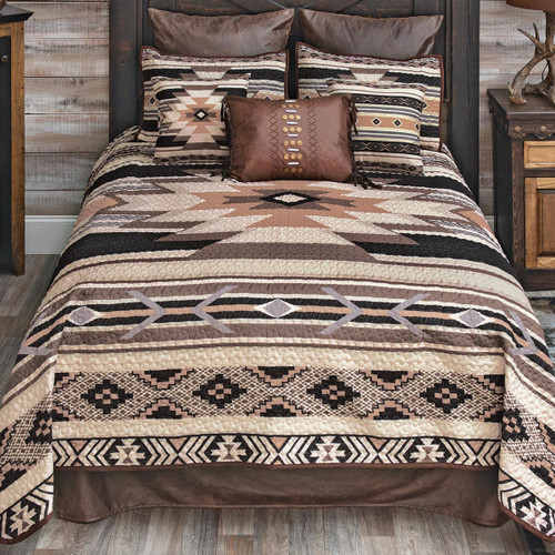 Sunset Crossing Quilt Bed Set - King