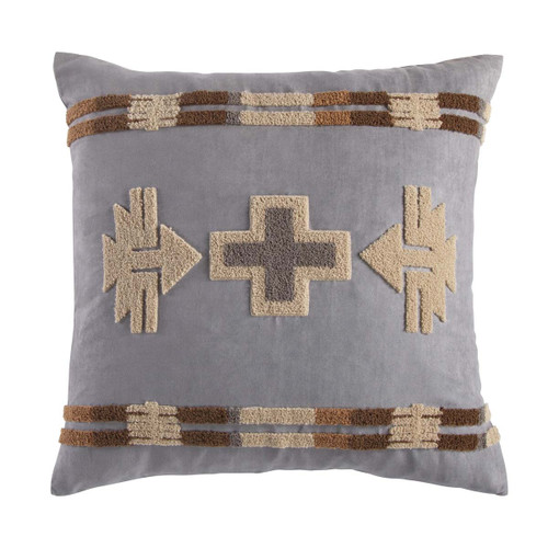 Desert Cross Crewel Pillow