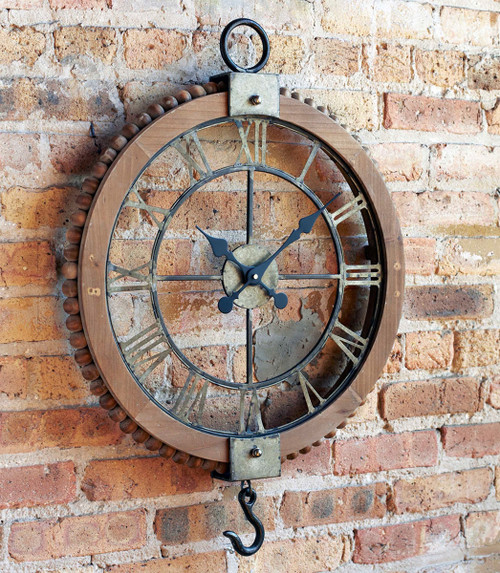 Pulley Roman Clock - OUT OF STOCK UNTIL 07/03/2024