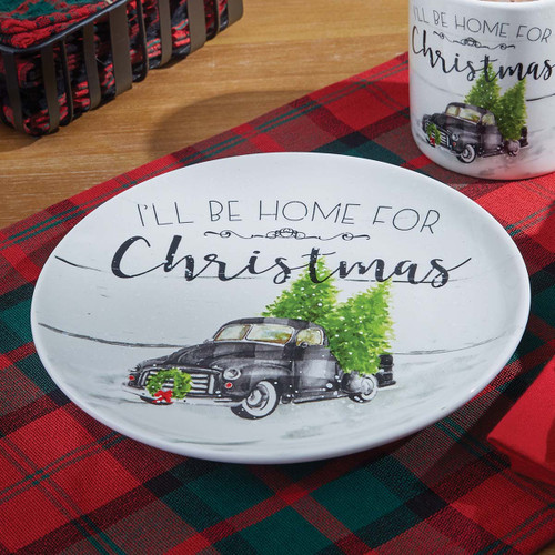 Holiday Truck Salad Plate