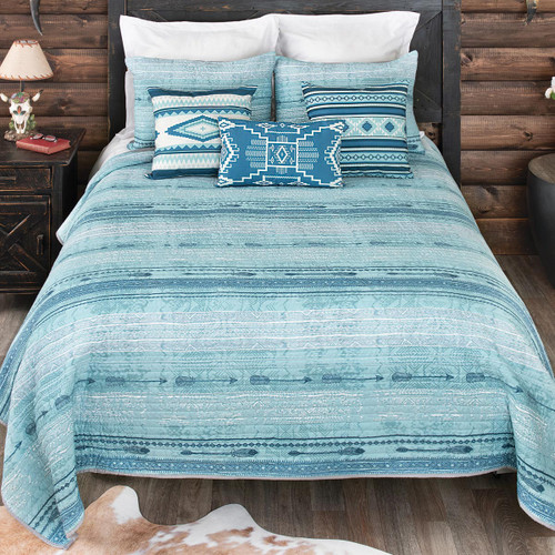 Arrow Ridge Quilt Bed Set - King - CLEARANCE