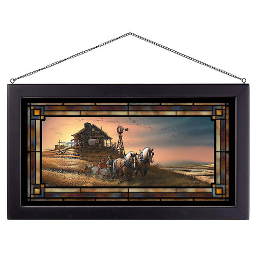 Golden Harvest Stained Glass Art - OUT OF STOCK UNTIL 10/04/2024