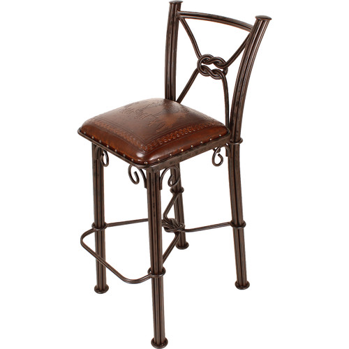 Coronado Barstool - Posse Antique Brown