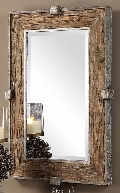 Weathered Ranch Wall Mirror