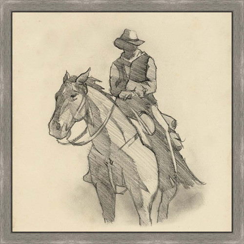 Rancher Sketch II Wall Art