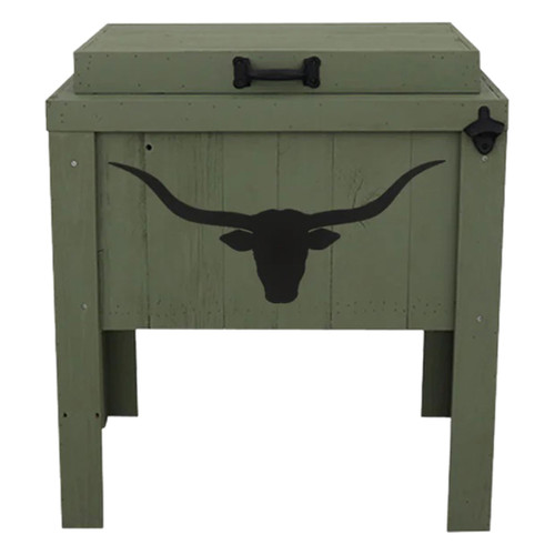 Longhorn Silhouette Single Cooler