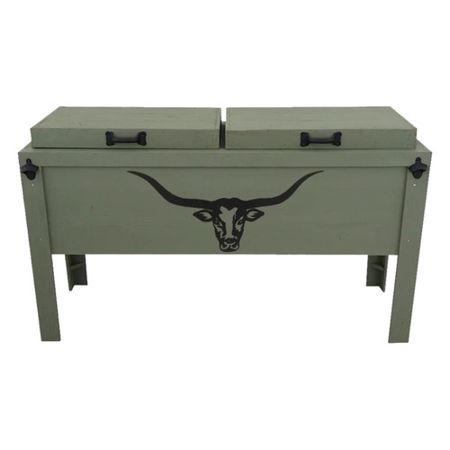 Longhorn Face Double Cooler - Sage