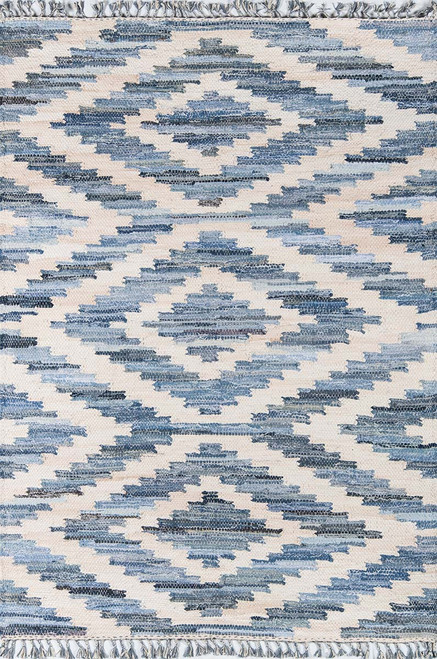 Blue Sky Geometric Rug - 2 x 3