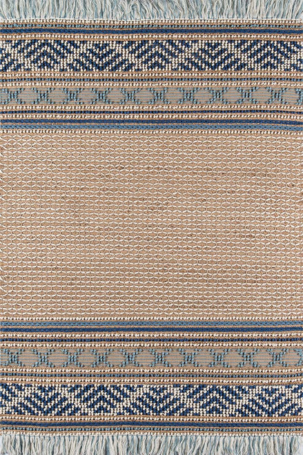 Frontier Blue Western Rug - 8 x 10