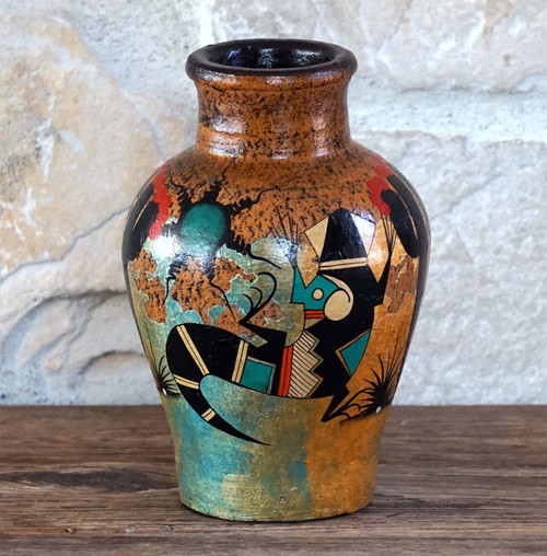 Southwest Spirit Vase - Lizard