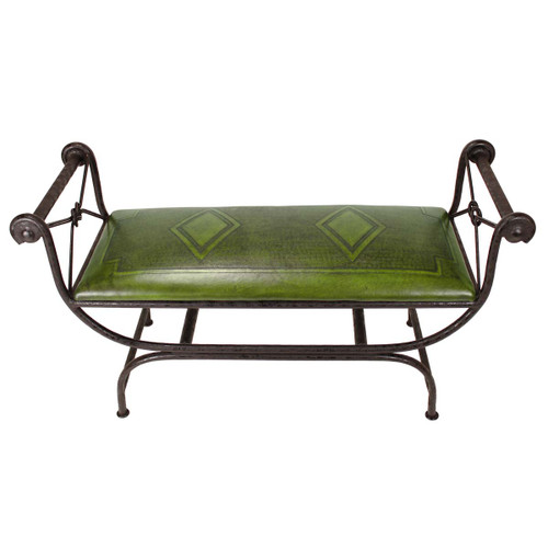 Coronado Double Vanity Bench - Diamond Green