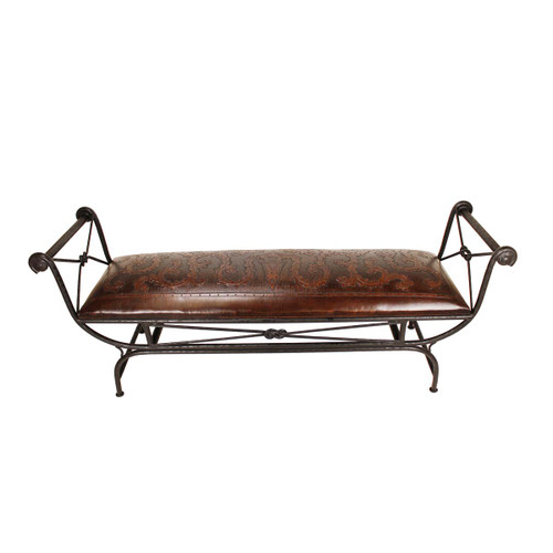 Duchess Iron Vanity Stool - Colonial Antique Brown