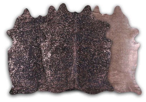 Rose Specked Brindle Cowhide Rugs