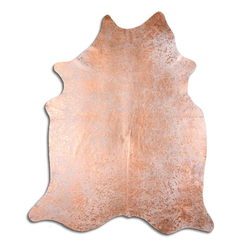 Rose Specked White Cowhide Rugs