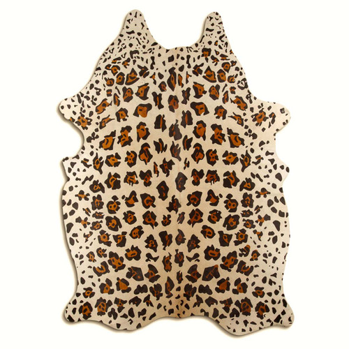 Printed Cat Cowhide Rugs