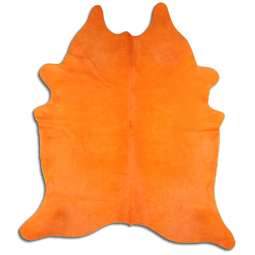 Tangerine Cowhide Rugs