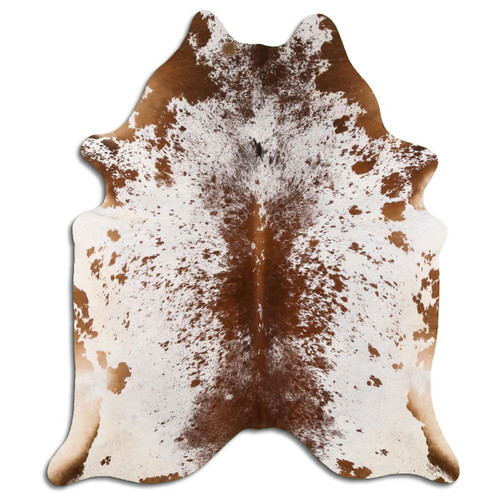 Salt & Pepper Brown Cowhide Rug - Large